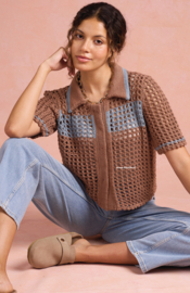 ROWAN Summerlite DK Vest Dot Grid Shirt