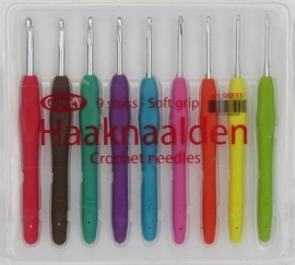 Opry softgrip 9 haaknaalden set