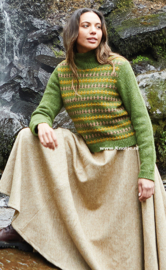 ROWAN Felted Tweed en Alpaca Classic Trui Dalton