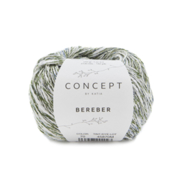 Katia Concept - Bereber 70 Medium Groen - Blauw - Wit