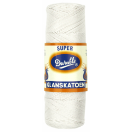 Durable Glanskatoen 10 - 009 Wit