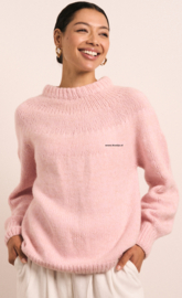 ROWAN Alpaca Haze en Cotton DK Trui Sigrid