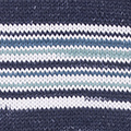 Katia Fair Cotton Mariner 200 Oceaanblauw - Donker Turquoise - Wit