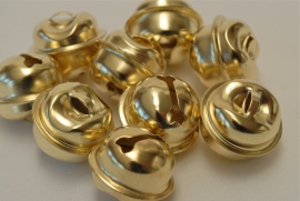 Goud kleurige belletjes - 13mm