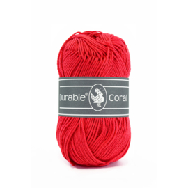 Durable Coral Katoen - 316 Red