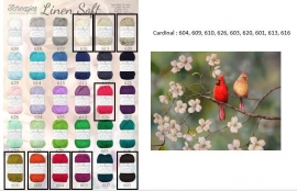 Cal 2015 Cardinal pakket (15 bollen Linen-Soft)