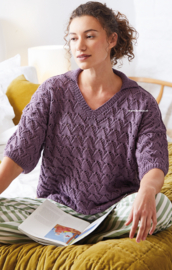 ROWAN Softyak DK Trui Plum