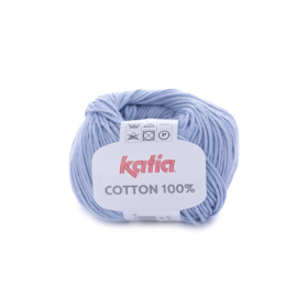 Katia Cotton 100% - 46 Licht Blauw