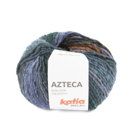 Katia Azteca 7885 Groen Blauw - Kaki - Oranje