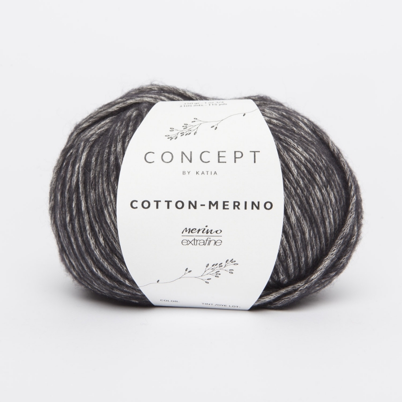 Katia Concept - Cotton-Merino 108 Zwart