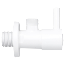 Differnz Hoekstopkraan 1/2 x 3/8 Mat Wit 3041421