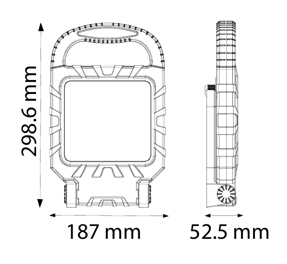 Horoz Proport 45W LED Bouwlamp 40W 230V