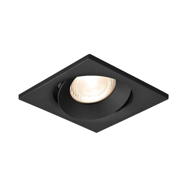 Braytron TETRA E SQR Black IP20 Spotlight Fixture
