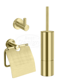 Best Design One-Pack Toilet Accessoires Set Nancy Mat-Goud 4011950