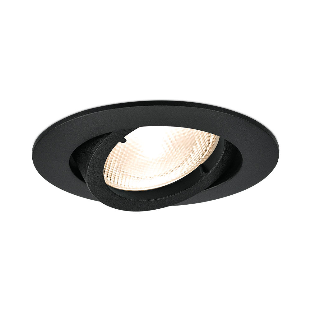 Braytron MITTO ROUND Black IP20 Spotlight Fixture