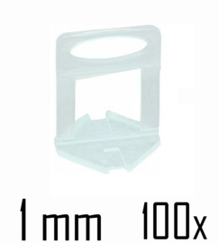 Titan Prof Tile Level Voetstuk 1mm (100x)