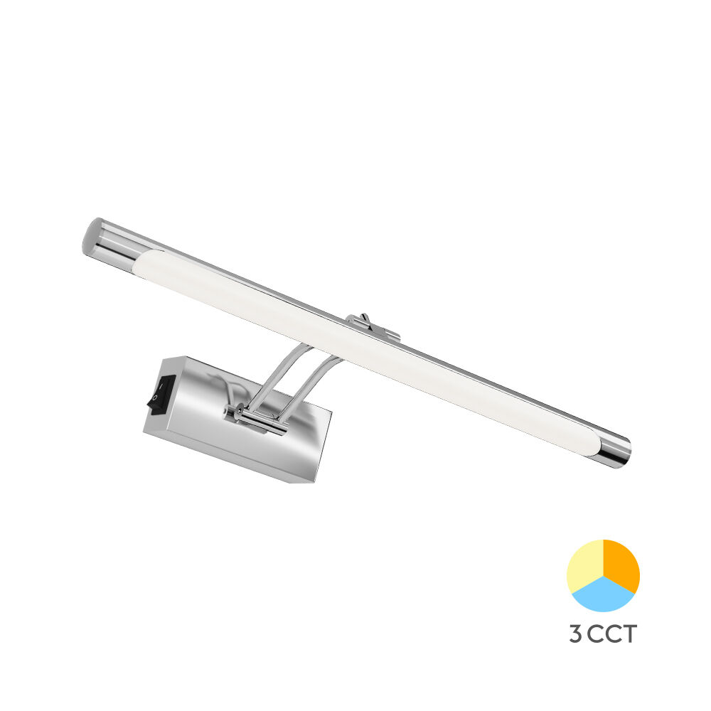 Braytron SARA 400 8W 3CCT Chroom IP20 Mirror Lamp