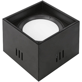 0160450010 Sandra Black 10W Square  4200K