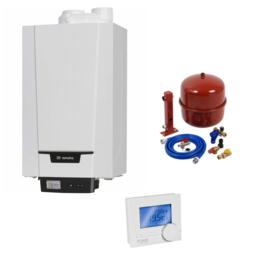 Remeha Tzerra Ace 39C CW5 HR Combi (A-label) + Remeha qSense kamerthermostaat + Ketelaansluitset