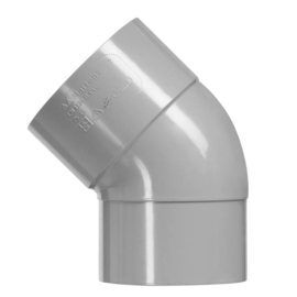 MAKU PVC Lijmbocht M/S 45° Ø 40mm 52897