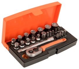 Bahco SL25 Dopsleutelset (¼") 25 DLG.