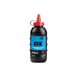 OX Pro Red Chalk Refill - 226g / 8oz OX-P025701