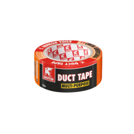 Griffon 6310240 Duct Tape Oranje Rol 48 mm x 25 m.