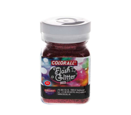 Colorall Flash Glitter ROOD 150 ml / 95 g.