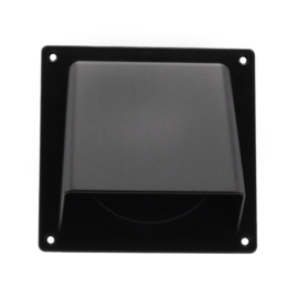 Nedco Gevelklep ZWART Ø100/125/110 x 54 mm 62500401