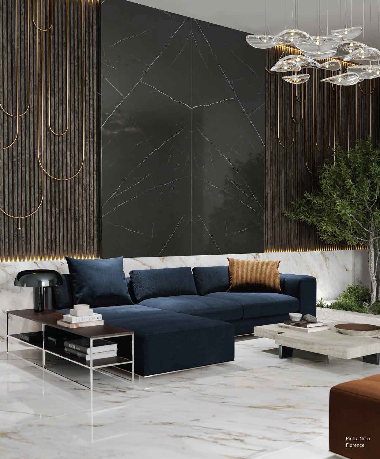 Kale Slab FLORENCE Polished 120x280cm 6mm