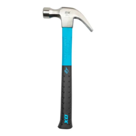 OX Pro Fibreglass Handle Claw Hammer - 20oz / 570g OX-P081620