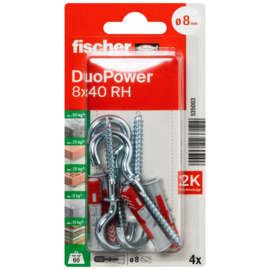 Fischer DuoPower Plug 8x40 RH K 535003