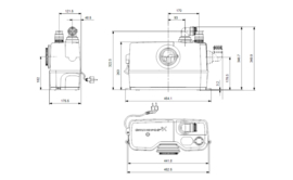 Grundfos SOLOLIFT2 WC-1 (1x Ø100 + 1x Ø40mm) 97775314
