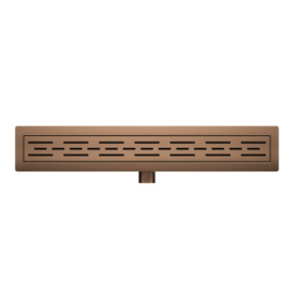 Titan 90SF SUNNY BRONZE + Rooster RVS Drain 90 cm