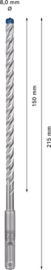 Bosch Expert SDS plus-7X Hamerboor 8 x 150 x 215mm 2608900089