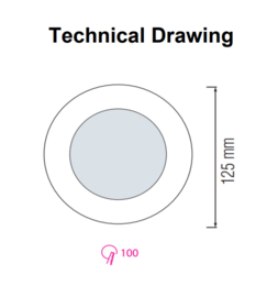 Horoz ALEXIS-9 9W Wit 3CCT