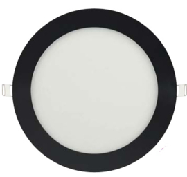 Slim 18W LED Inbouw ROND BLACK 2700K 0560030018