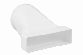 Nedco Overgangsstuk Recht Ø125 - 204x60 mm. 65806500
