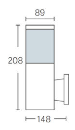 Horoz KAVAK-2 Zwart E27