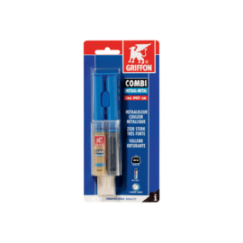 Griffon 6304058 Combi Metaal Epoxy Lijm Metaalkleur 24 ml.