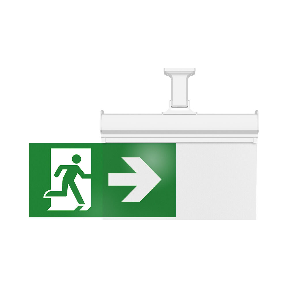 Braytron EXIT LED 3W MA HNG IP20 WHT Emergency Exit