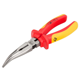 OX Pro VDE Bent Long Nose Pliers - 200mm / 8in OX-P323920