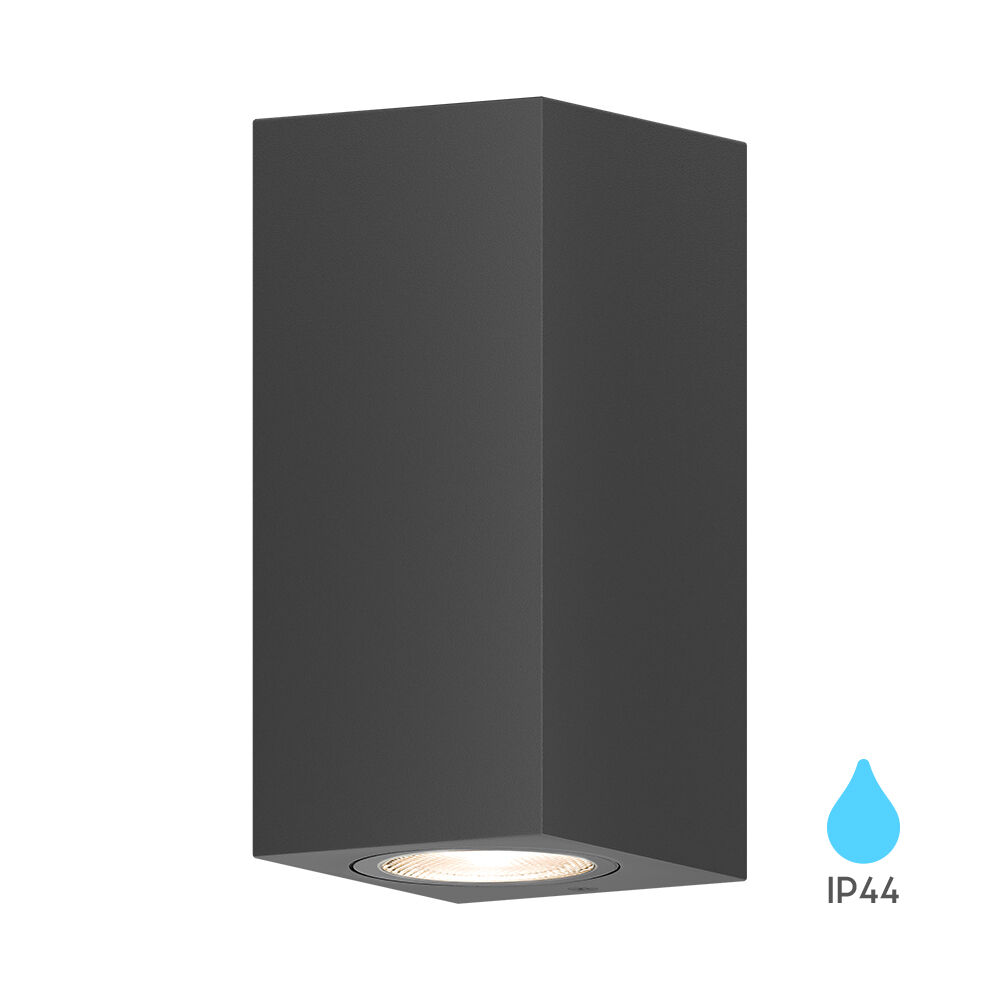 Braytron RITA T WL.2 Grey 2xGU10 IP44 Wall Light