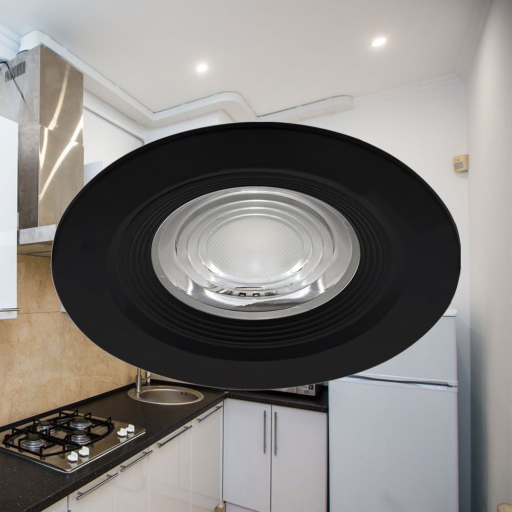 Braytron 7W G3 ROUND BLACK IP54 3IN1 LED Downlight