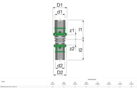 COMAP Verloop Recht 20-14mm Pers x Pers 7240W2014