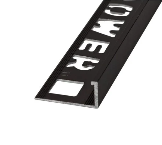 LYNOX Recht Alu Mat Zwart 6 x 2700mm OX-P210710100 Tegelprofiel