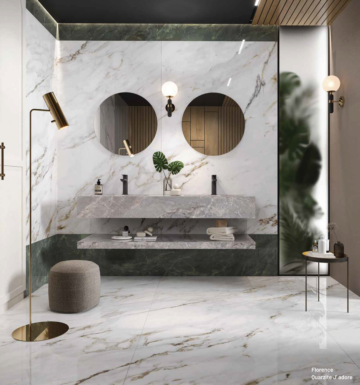 Kale Slab FLORENCE Polished 120x280cm 6mm