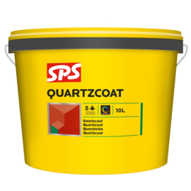 SPS Kwartscoat Structuurverf 10 L WIT Bi/Bu.