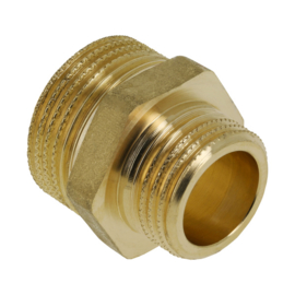 Bonfix Dubbele Verloopnippel 1/2 x 3/8 Buitendraad 80550