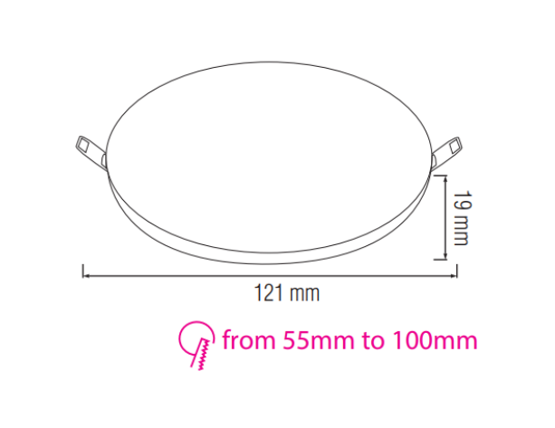 Horoz STELLA-16 16W 6400K Led frame